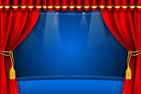 Stage Curtain, Stage, Curtain, Graphic Background Image for Free Download