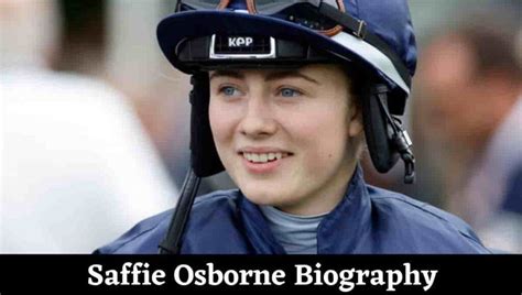 Saffie Osborne Wikipedia, Age, Jockey, Partner, Injury, Father ...