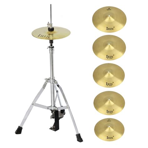 Exquisite Drum Set Cymbals Splash/Crash/Hi Hat for Drummer Beginners ...