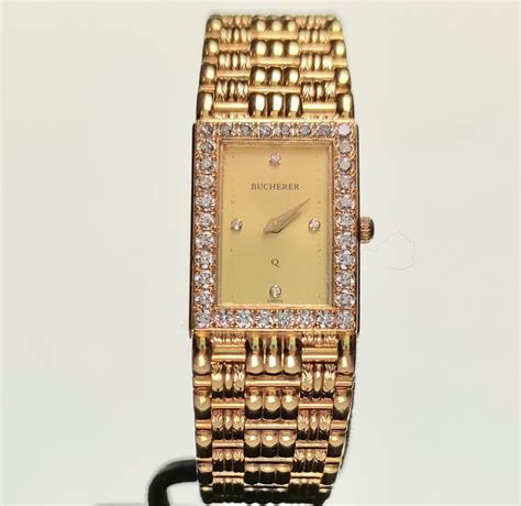 Bucherer 18k Gold and Diamonds Lady Watch at 1stDibs | bucherer watch ...