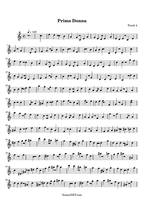 Prima Donna Sheet Music - Prima Donna Score • HamieNET.com