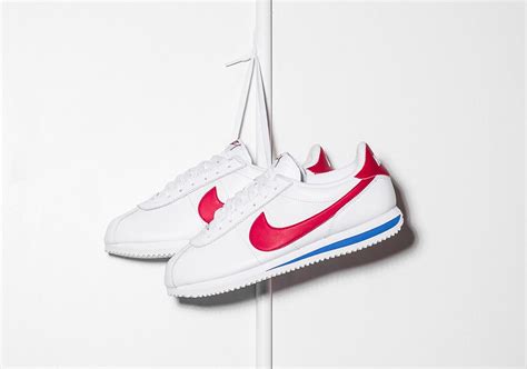 Where To Buy The Nike Cortez Red Blue | SneakerNews.com | Red nike shoes, Sneakers, Nike cortez red