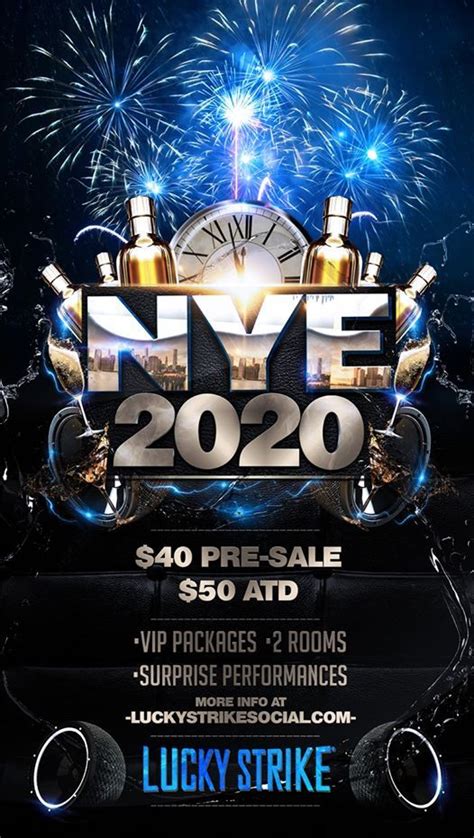 Lucky Strike NYE 2020 | Bellevue