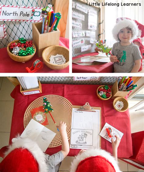 Christmas Dramatic Play - Santa's Workshop - Little Lifelong Learners