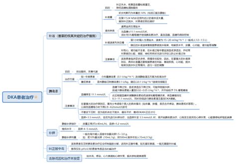 思维导图：糖尿病酮症酸中毒的治疗_中华医学会_指南_代谢性