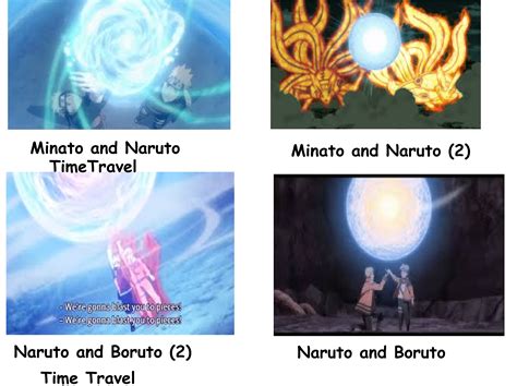 Father and sons rasengan (Naruto and boruto) vs The fammily Kamehameha ...