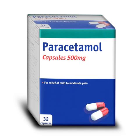 Paracetamol - 32 x 500mg Capsules | Chemist 4 U