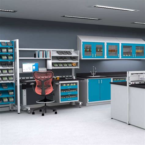 Chemical Resistant Laboratory Benches Cabinets for Hospital School Science Laboratory Furniture ...