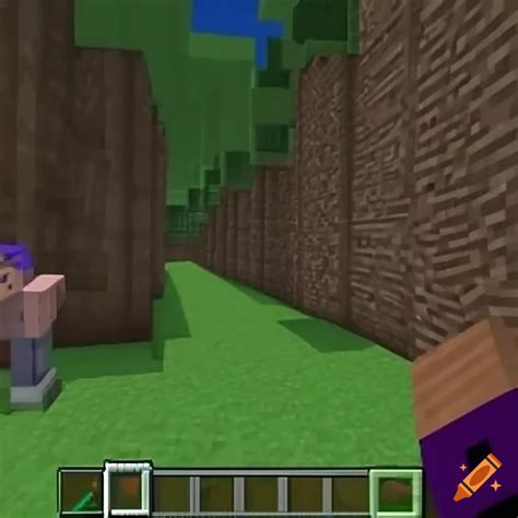 Minecraft gameplay on playstation