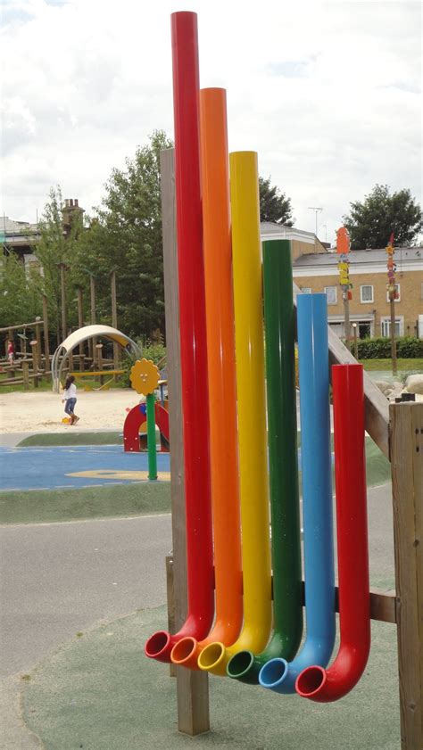 Make your own outdoor musical instruments from PVC pipe Preschool Playground, Natural Playground ...