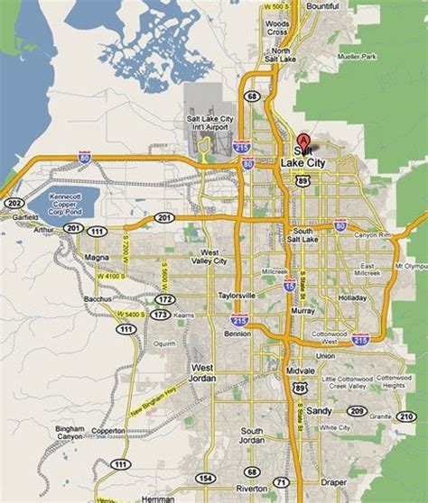 Salt Lake Valley Map | Zip Code Map