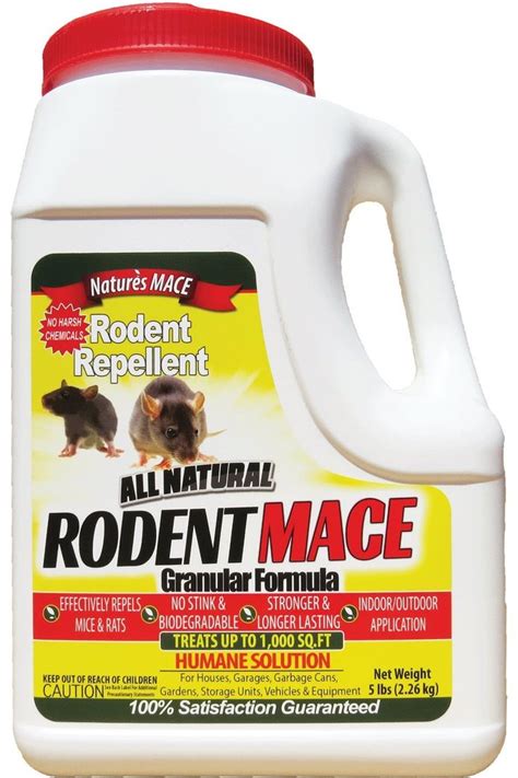 Nature’s MACE Rodent Repellent 6lb / Covers 1,000 Sq. Ft. / Repel Mice & Rats/Keep Mice, Rats ...