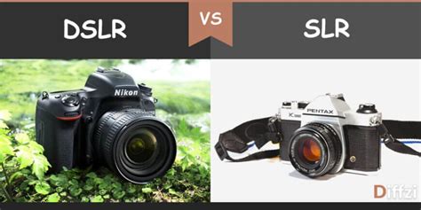 DSLR vs. SLR Camera – Diffzi