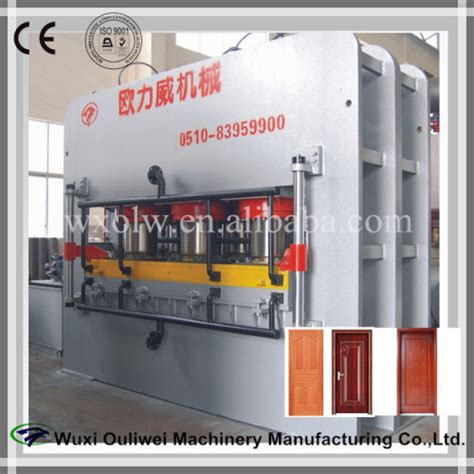 Synchronous Single-layer Veneering Press Machine For Door Panel, High Quality Synchronous Single ...