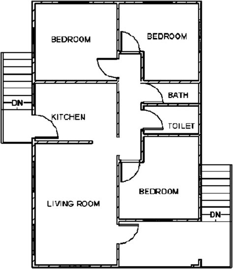 Floor plan of a private single-family residential building at St ...