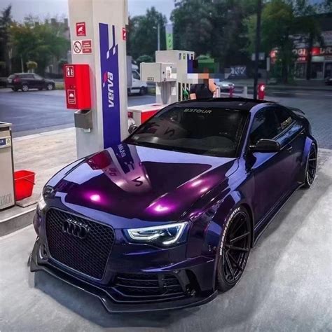 High-Glossy-Paint-Metallic-Midnight-Purple-Vinyl-Wrap-Film-Air-release ...