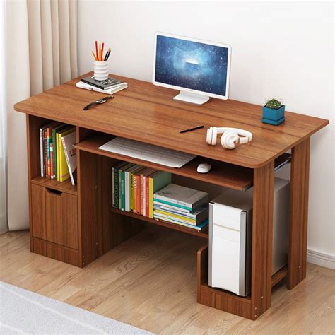 Buy Hoffree 35 inch Computer Desk Laptop Writing Table Wood Workstation ...