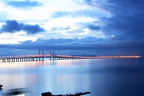 Twilight Penang Bridge Jambatan - Free photo on Pixabay - Pixabay