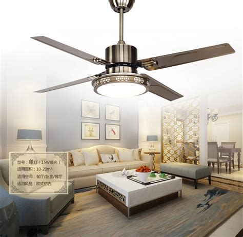 48inch Ceiling fan lights LED bedroom ceiling lamp fan light minimalism modern remote control ...