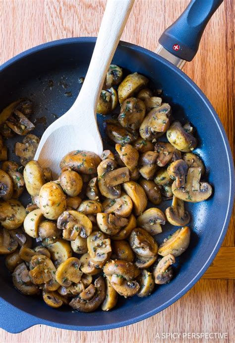 The Best Sautéed Mushrooms Recipe - A Spicy Perspective