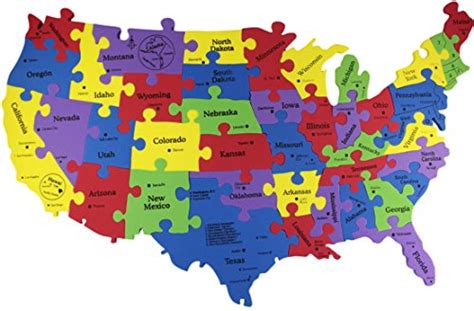us map puzzle printable Map states united printable puzzle jigsaw ...