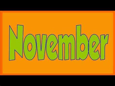 Months Of The Year Song - YouTube