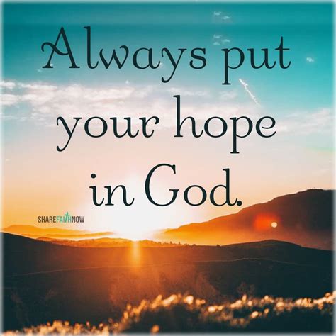 God Inspirational Quotes Hope - ShortQuotes.cc