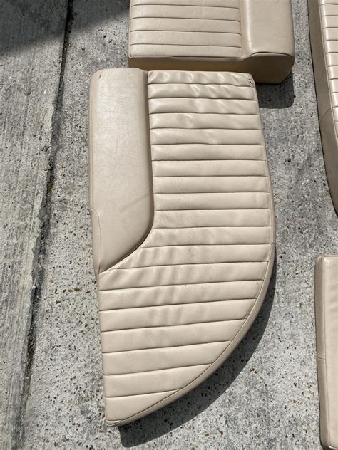 Cream Exterior Cushions For A Corniche - Boat Scrapyard