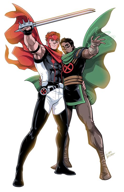 Shatterstar and Rictor by LucianoVecchio on DeviantArt