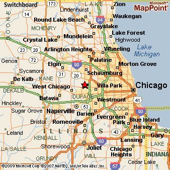 Where is Glendale Heights, Illinois? see area map & more