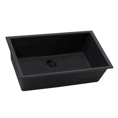 Ruvati 30 x 18 inch Granite Composite Undermount Single Bowl Kitchen ...