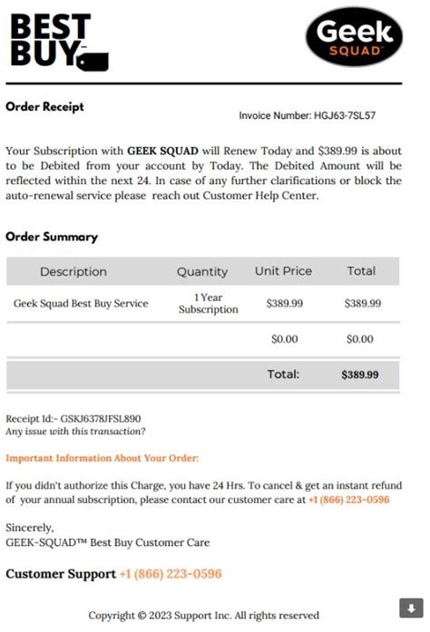 Invoices from Geek Squad purchases | OIT | Brown University