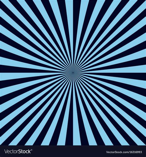 Abstract ray burst background from radial stripes Vector Image