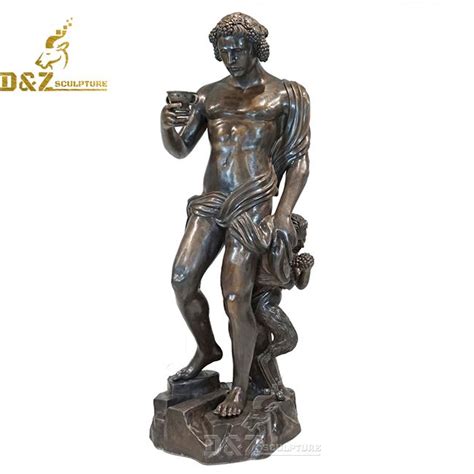 bacchus garden statue michelangelo replica for sale