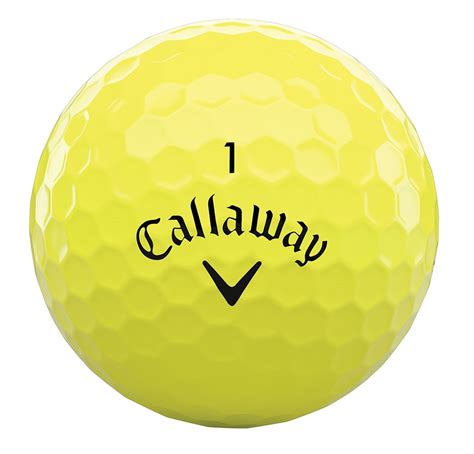 Callaway Warbird Yellow Golf Balls (12 Balls) - Golfonline