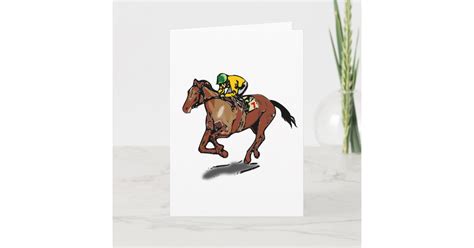 Horse Racing Greeting Cards | Zazzle.co.uk