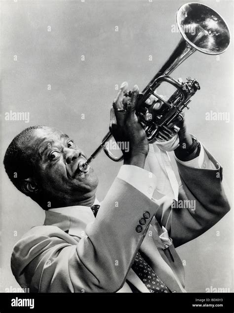 LOUIS ARMSTRONG - US jazz musician Stock Photo - Alamy