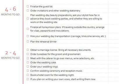 Wedding Timeline Planner Template in Excel (Download.xlsx)