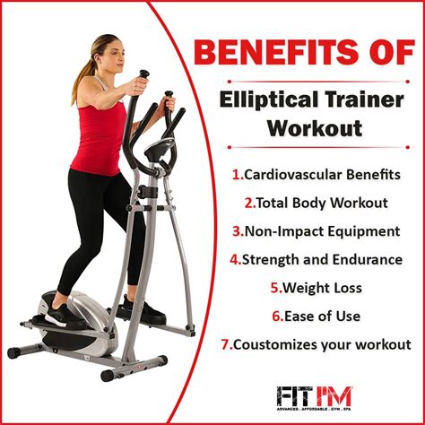 FIT I'M - Elliptical trainer is a low impact workout which...