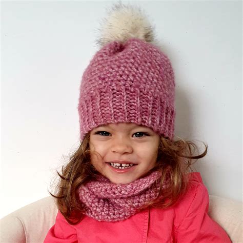 Winter Set with Beanie & Cowl. Crochet Pattern – ByKaterina