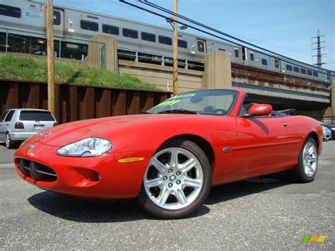 2000 Phoenix Red Metallic Jaguar XK XK8 Convertible #8186836 | GTCarLot ...