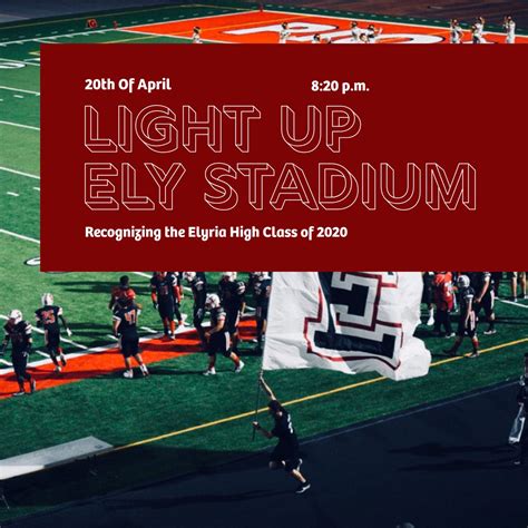 Elyria City Schools on Twitter: "We’re lighting the lights at Ely Stadium tonight at 8:20 PM to ...