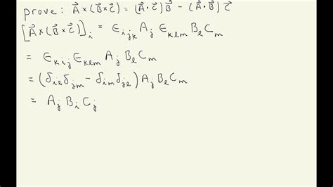 Vector triple product (proof) | Tutorial | Vector Calculus for Engineers (V1) - YouTube