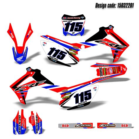 Custom Graphics Kit Set for Honda CRF 450 2013-2016 CRF 250 - Etsy