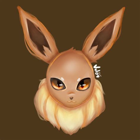 [Fanart] Eevee Bust by TheVulpy on DeviantArt