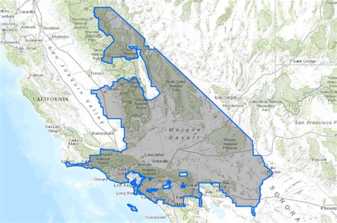 Southern California Edison Territory Map - Printable Map