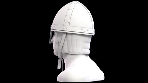 Saxon Helmet 3d Model