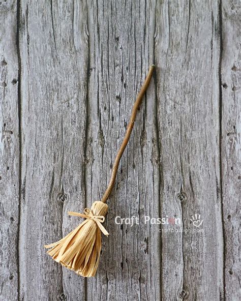 DIY Witch Broom - Easy Halloween Costume • Craft Passion