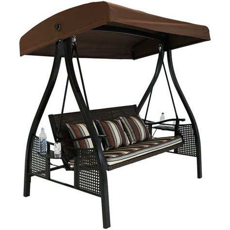 20 Best Ideas Wicker Glider Outdoor Porch Swings with Stand