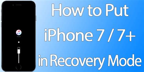 How to Put iPhone 7 in Recovery Mode to Restore Software